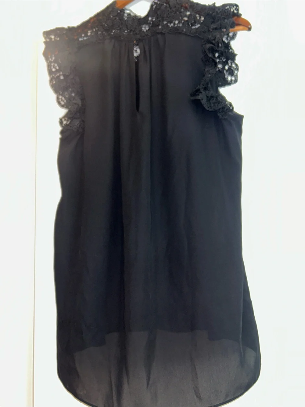 kate spade Black Lace Yoke Sleeveless Camisole - Picture 7 of 10
